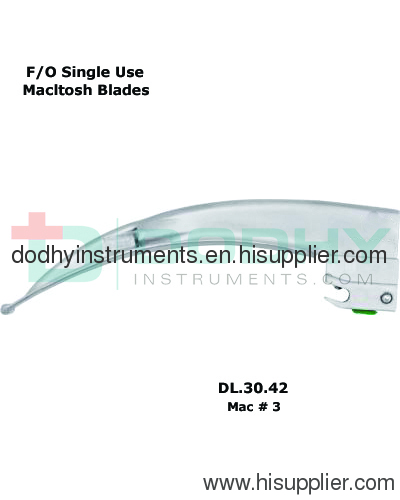 F/O Laryngoscope Blade # 3 = DODHY Instruments