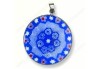 Millefiori polished glass beads