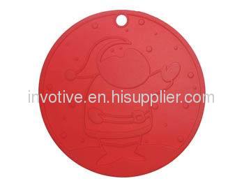 2012 New Christmas Gift Silicone cup mat