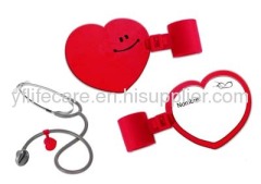 Heart shape Stethoscope I.D. Tag