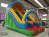 big colorful inflatable slide