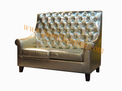 PU leather western restaurants sofa coffee shop booth