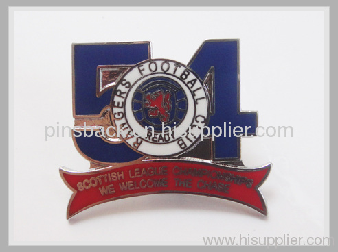 strap lapel pins for trading with soft enamel process