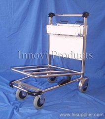 stainless steel airport trolley