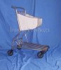 stainless steel airport shopping cart