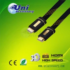 6ft full gold plated shell 1.4 HDMI Cable with Ethernet for 3D
