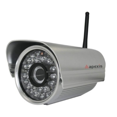 Wireless Infrared Night Monitoring IP Camera with 35m IR Distance/G-mail/Hotmail Function and H.264