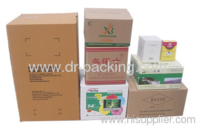 Customized Flexo Print Corrugated Paper Packaging Carton