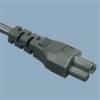 IEC60320 C5 PLUG WITH PVC CABLE