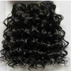 Afro curl black remy hair extension