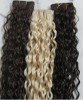 Loose curl machine made hair extension