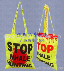 Polyester travelling tote bag, Polyester drawstring shoes bag