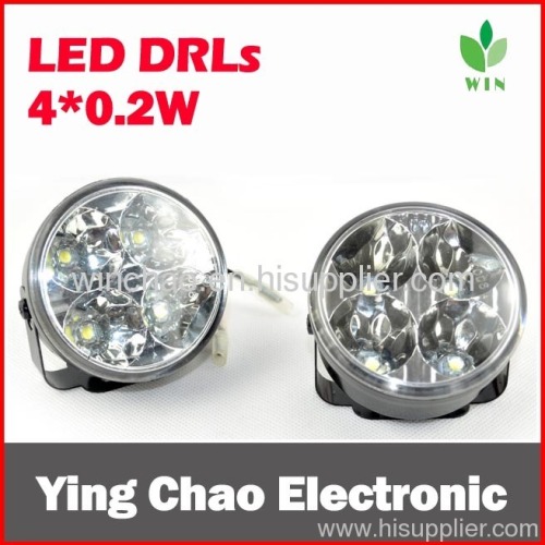 Auto LED Daytime Running Lights Round shaped LED DRLs