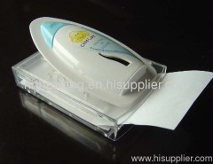 Shampoo bottle shaped plastic memo holder