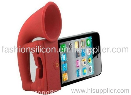 Hot fashion silicone mobile phone speaker