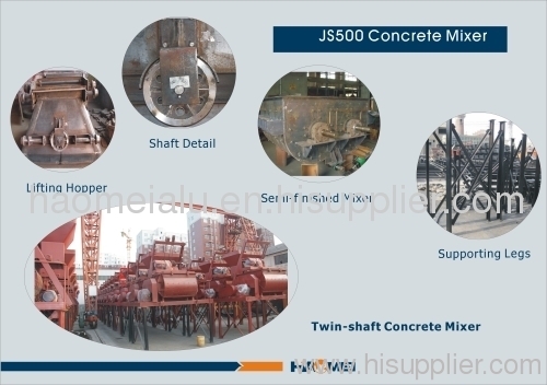 JS500 Concrete batching plant