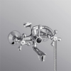 Double lever bath mixer