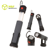 Magnetic rechargeable led work light telescopic lantern with rotating device