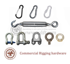 shackle-turnbuckle-wire rope clip-eye bolt
