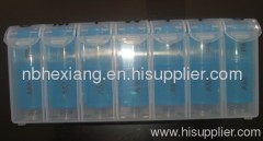 7 days plastic pill box