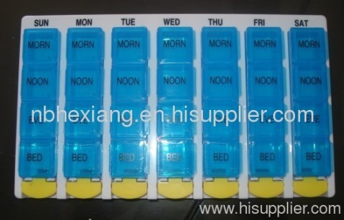 7 days plastic pill box
