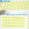 Clear Round Stickers,Diecut Label Sheet Blank,Custom Clear Vinyl Stickers Printing