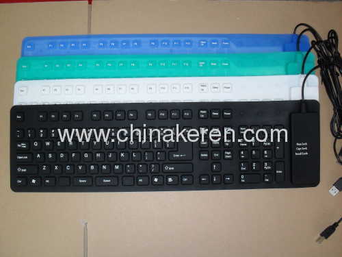 2013 flexible silicone 109 keys keyboards