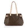 Shoulder Strap Oxidizing leather LV Monogram Handbags With Batignolles Horizontal