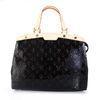 M91453 Black Fashionable Mirror Image LV Monogram Vernis Brea Gm With Shoulder Strap