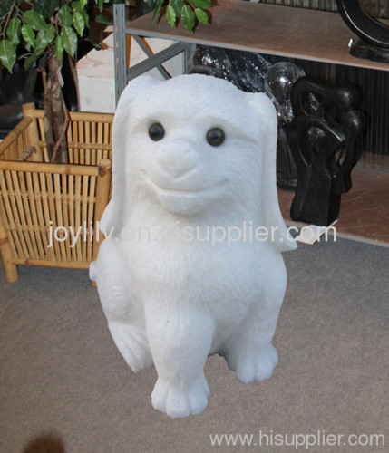 decoration dog stone statue