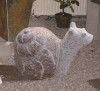 Snail stone statue for garden