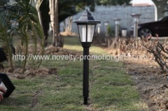 1PC White LED Plastic solar garden lawn light