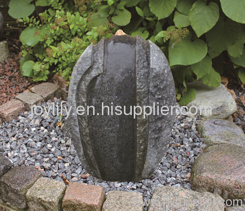 Garden stone ball fountain