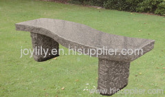stone carving garden bench