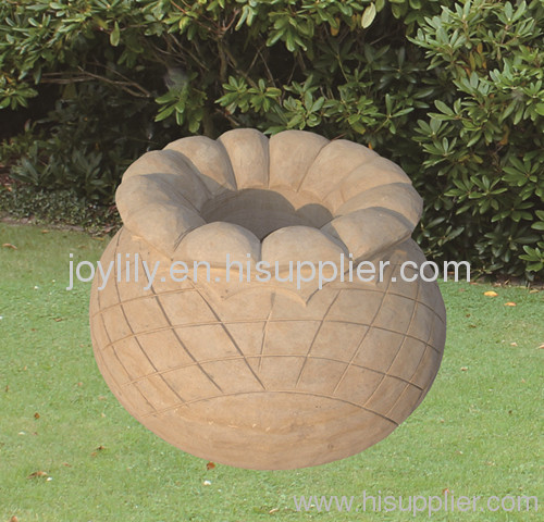 garden stone flower pot