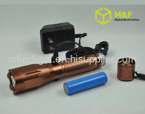 Rechargeable cree q5 led flashlight