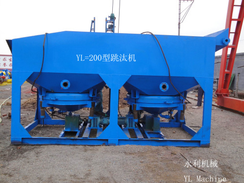 Placer gold jigging machine