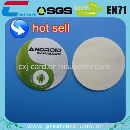 30mm diameter round NFC sticker