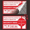 Custom tamper proof seal labels for high security seal labels,destructible labels or void stickers