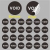 Custom small round void sticker for cell phones or screw tamper evident seal labels