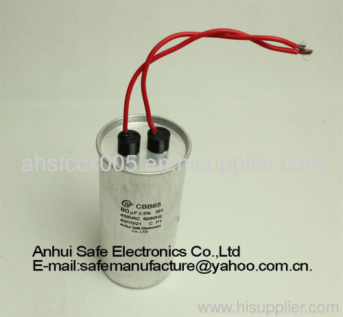 UL approved CBB65 air compressor capacitor for sale