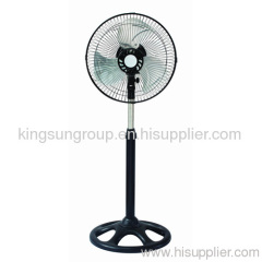 12inch stand fan with metal blade and round base