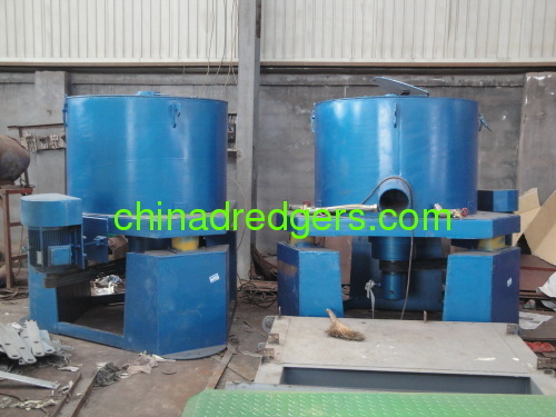 Centrifuge for alluvial gold mining