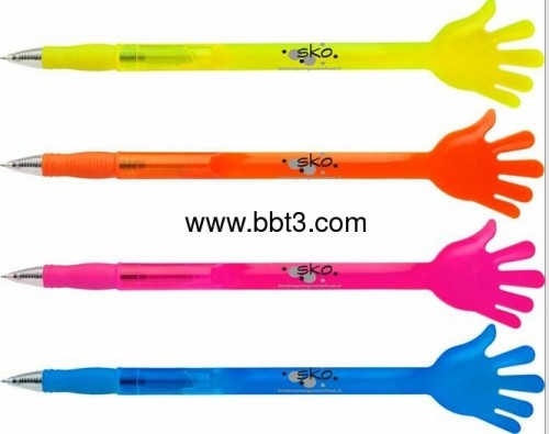 2012 New style plastic palm promotion pen