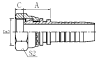 22111/22111W/22111-T BSP FEMALE MULTISEAL HYDRAULIC HOSE PIPE FITTING