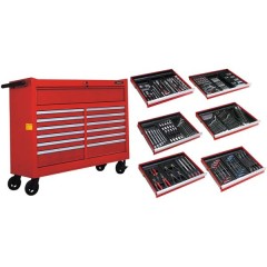 complete tool cart with tool kit