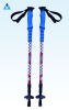 Retractable Aluminum Anti-shock Hiking Climbing Stick Alpenstock