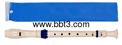 Plastic Flute with rubber grip
