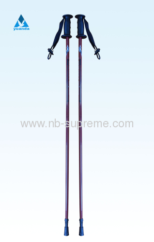 Telescopic Alpenstock Foldable Hiking Stick