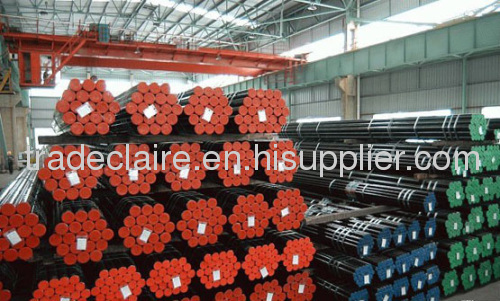 API ERW Cold drawn black seamless steel pipe